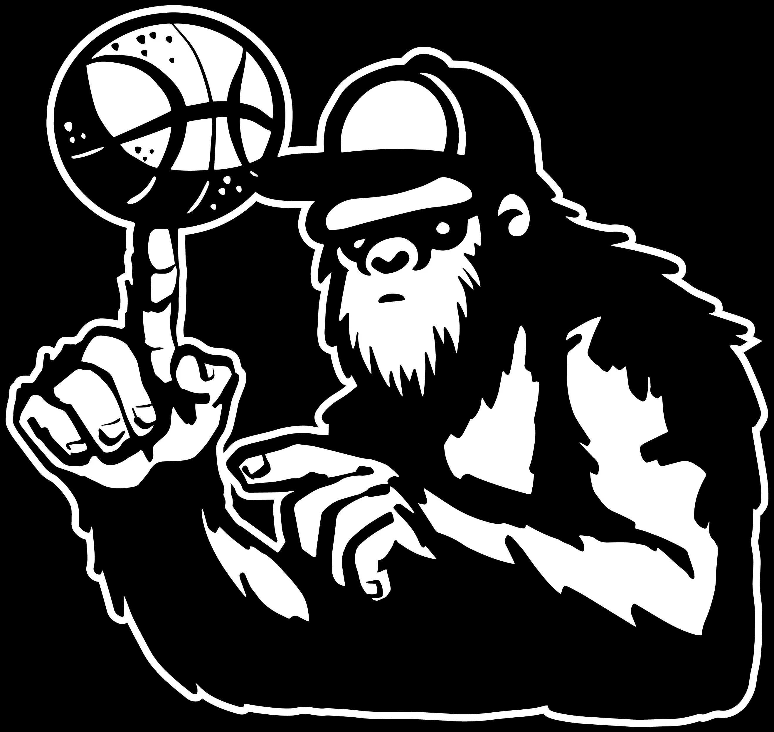 Hopper basketball illustration